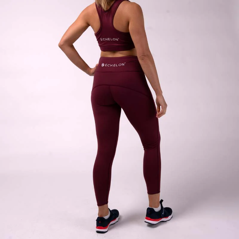 Move Leggings - Maroon - Image 3