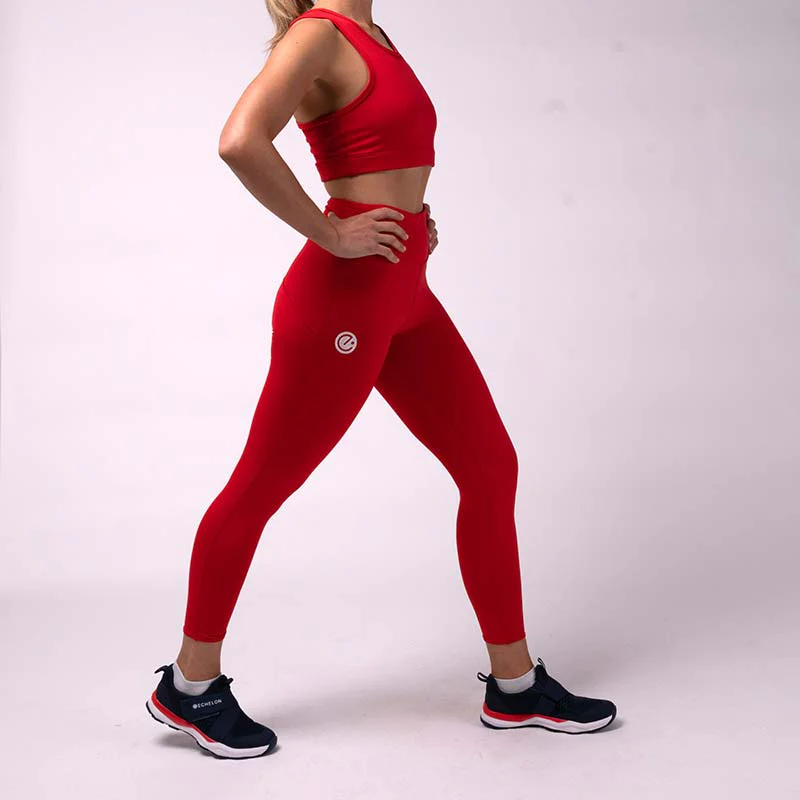 Move Leggings - Red - Image 4